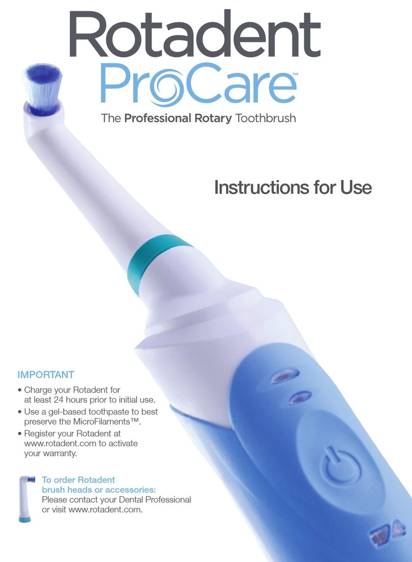 Rotadent ProCare CHGRD4 Instructions for use