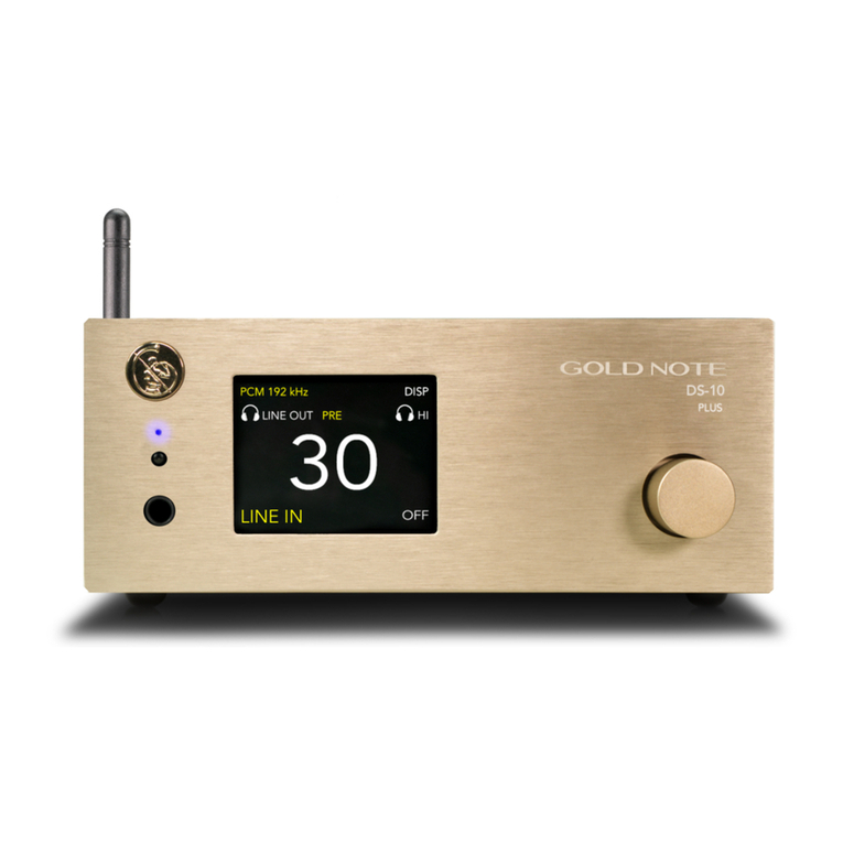 Gold Note DS-10 user manual