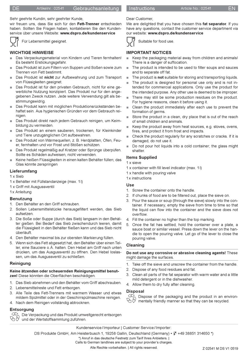 gourmetmaxx 02541 instructions