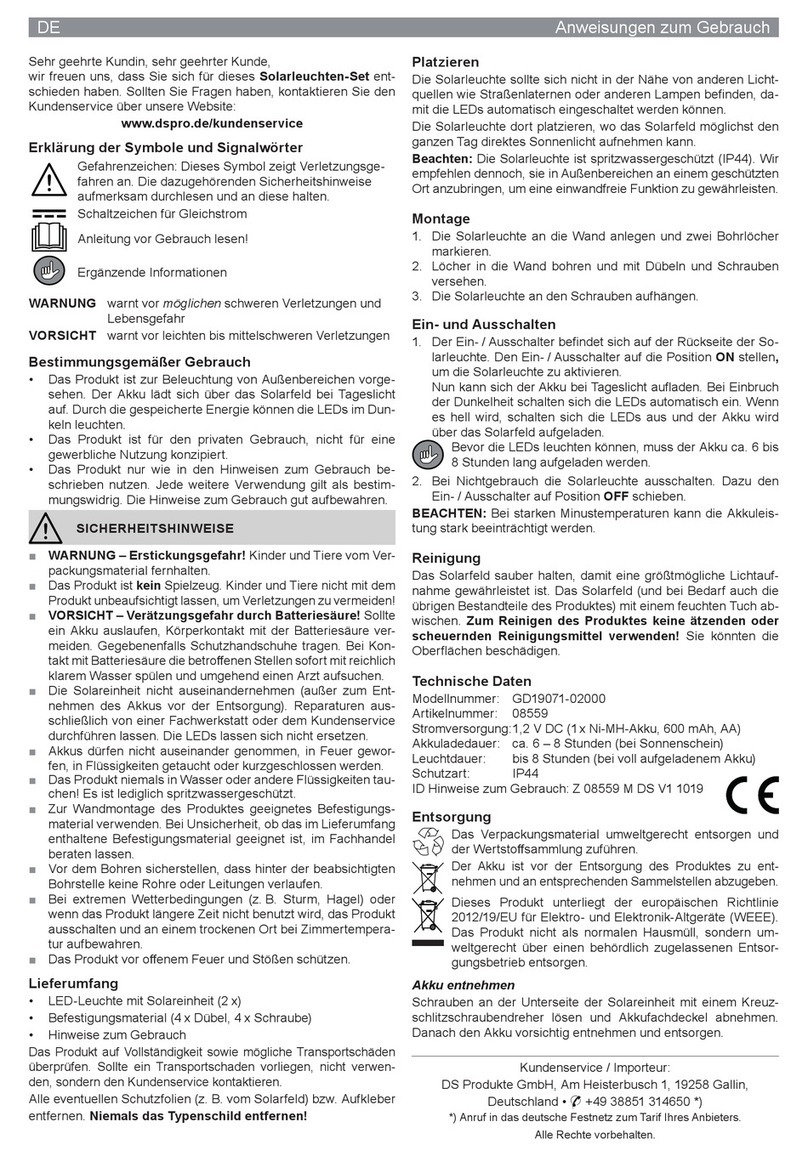 easymaxx GD19071-02000 Instructions for use