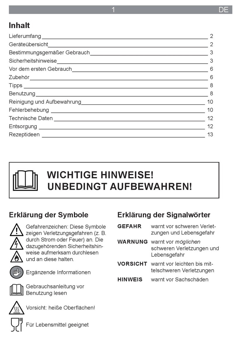 gourmetmaxx GL-910AC operating instructions
