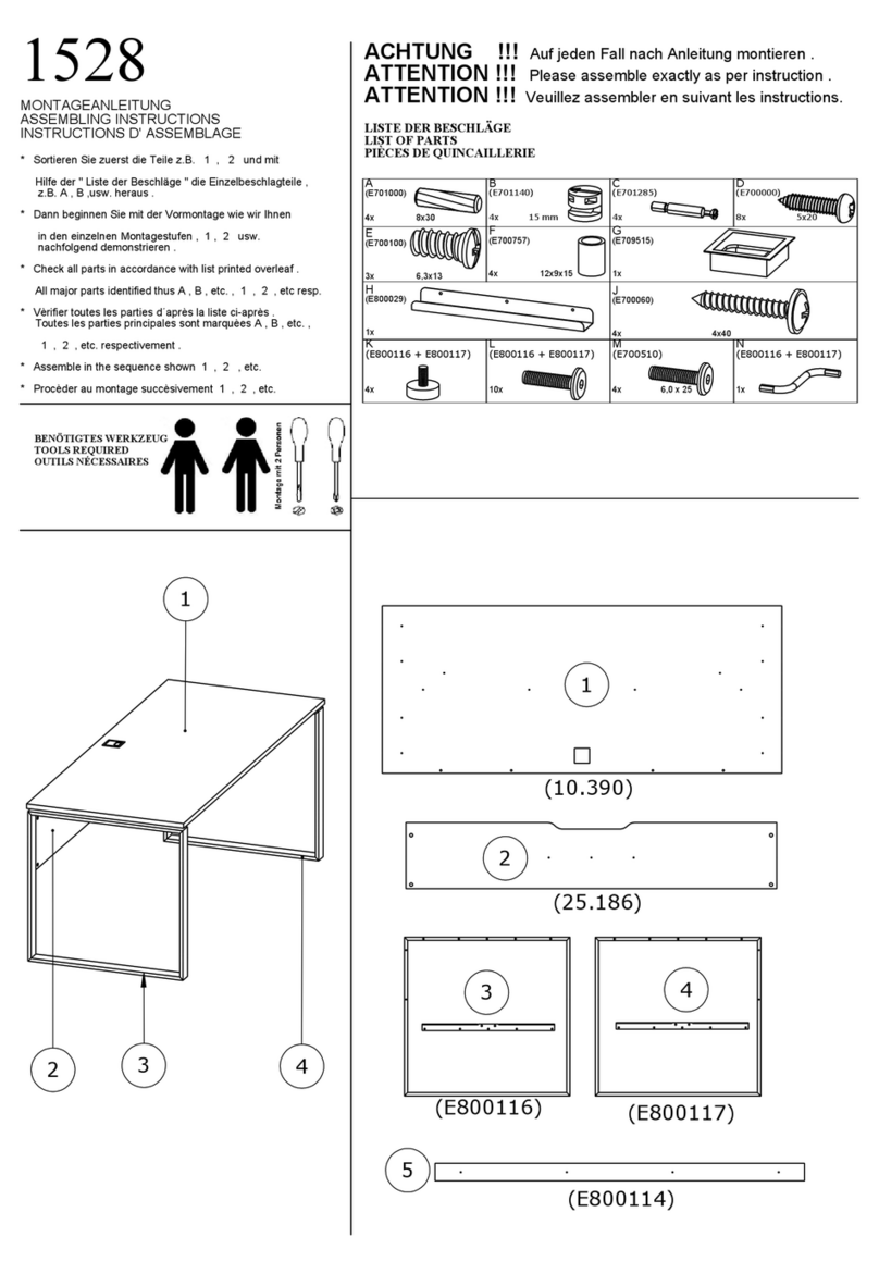 MAJA Möbel YOLO 1528 Assembling instructions MAJA Möbel YOLO 1528 Assembling instructions
