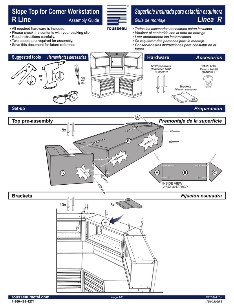 Rousseau R2R-MA16S Assembly guide