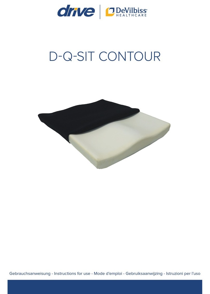 Drive DeVilbiss Healthcare D-Q-SIT CONTOUR Instructions for use