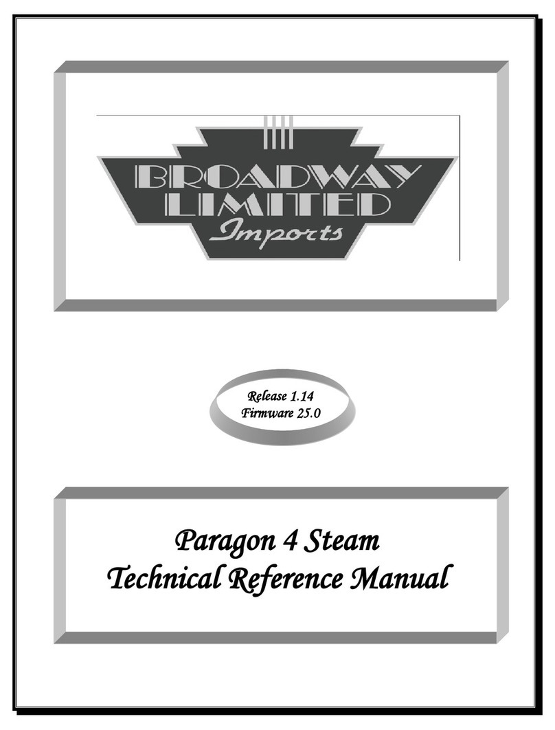 Broadway Limited Paragon 4 Technical reference manual