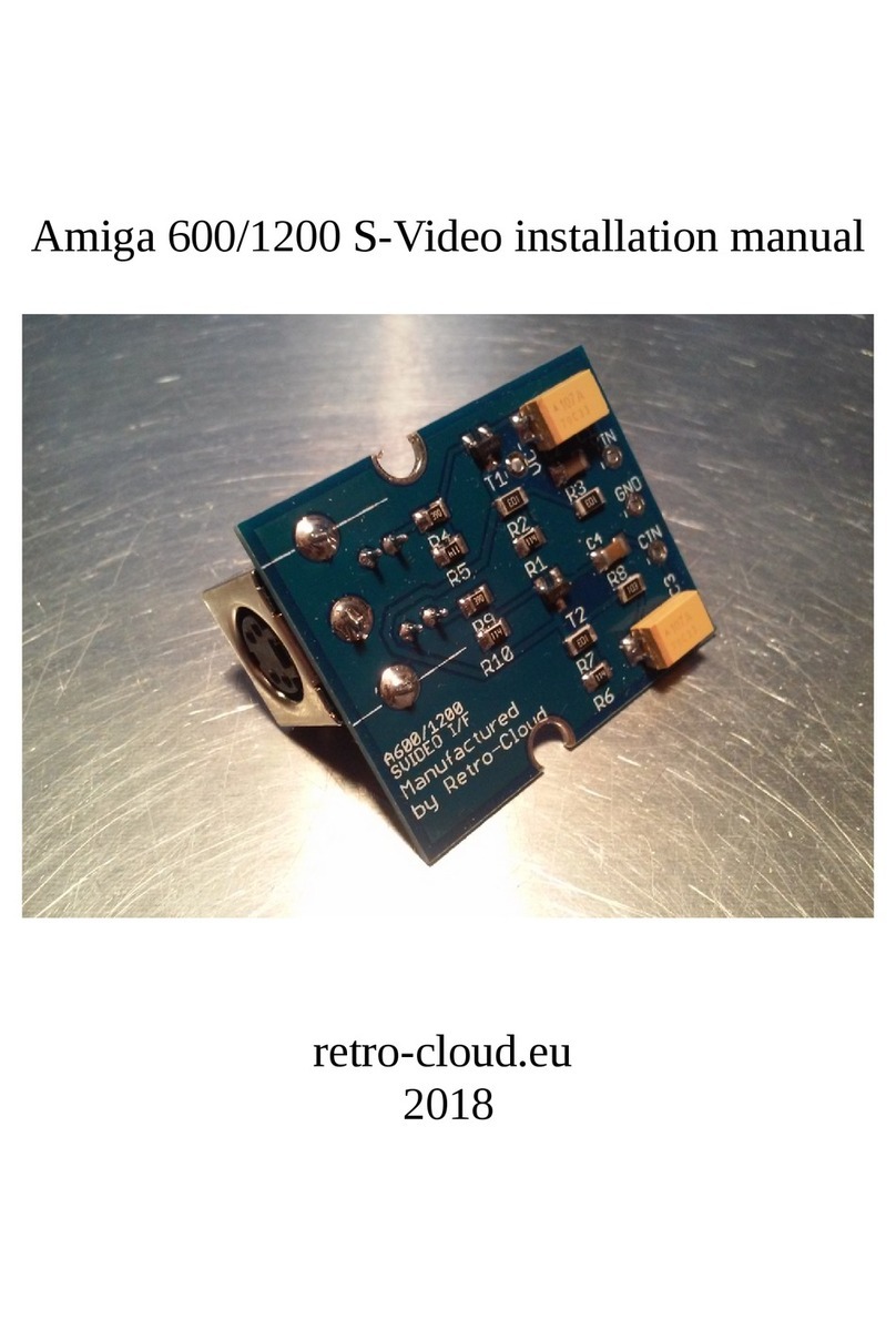 Amiga S-Video installation manual Amiga S-Video installation manual