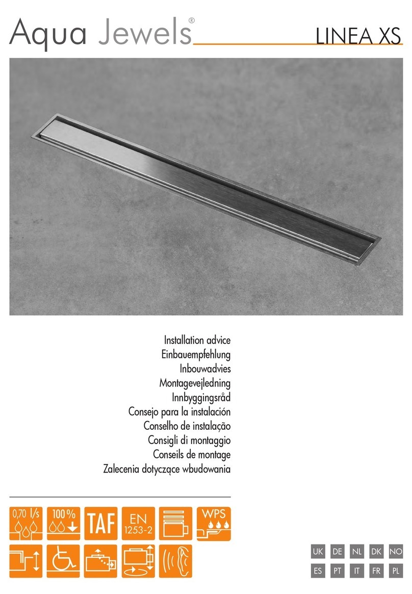 ESS Aqua Jewels LINEA XS AJXS-20-ZM Installation and operating instructions