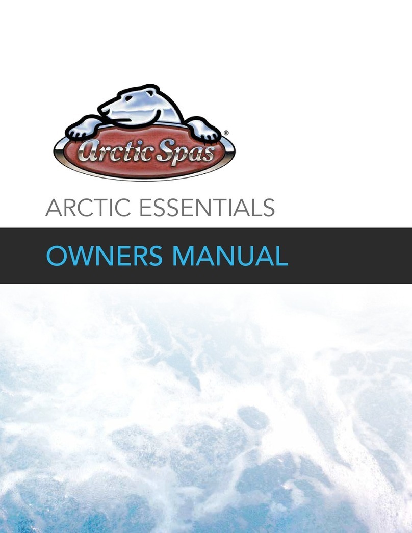 Arctic Spa ARCTIC ESSENTIALS Y Series owner's manual