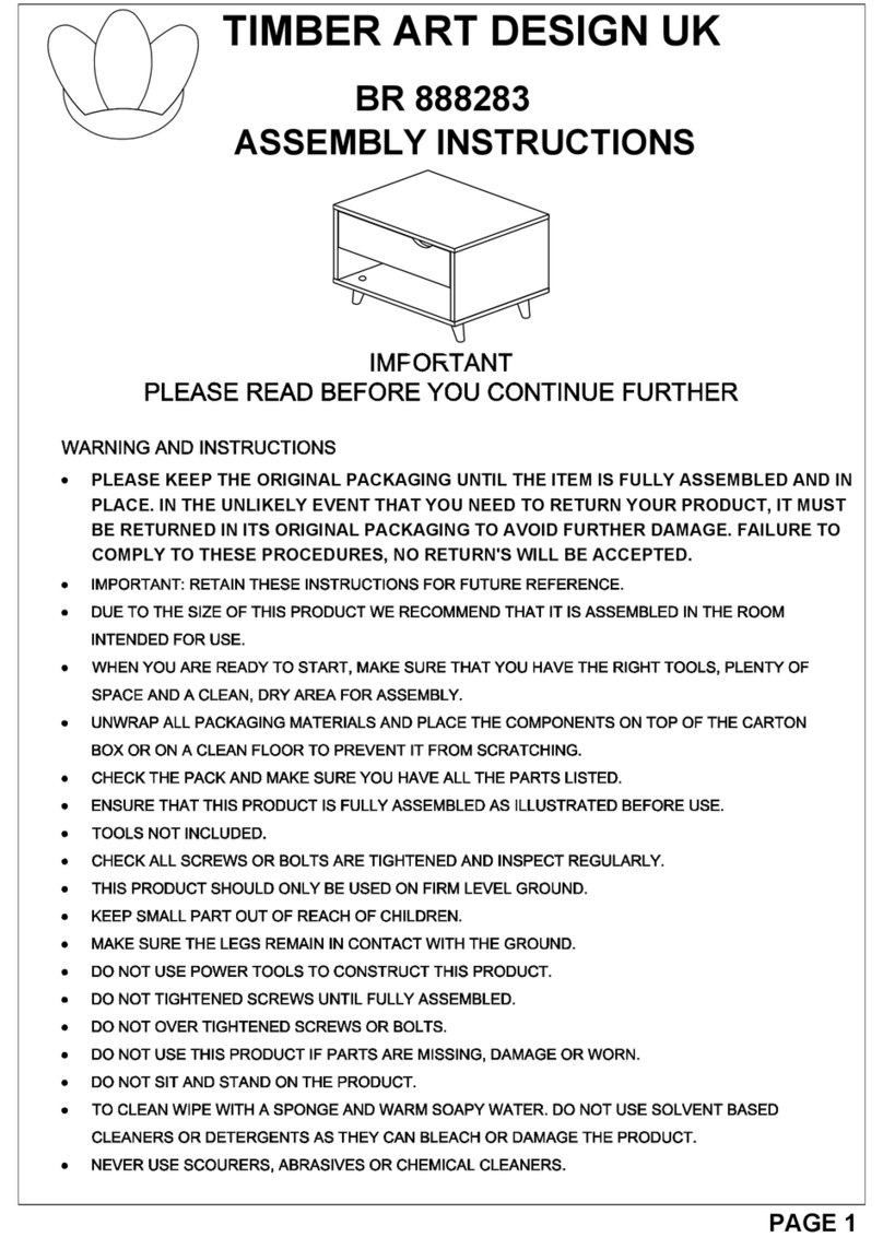 TIMBER ART DESIGN BR 888283 Assembly instructions TIMBER ART DESIGN BR 888283 Assembly instructions