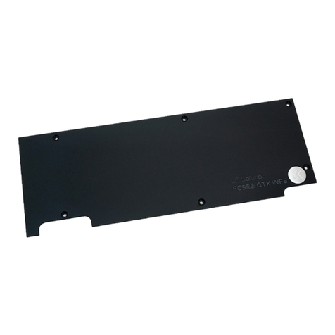 ekwb EK-FC980 GTX WF3 Backplate Guide