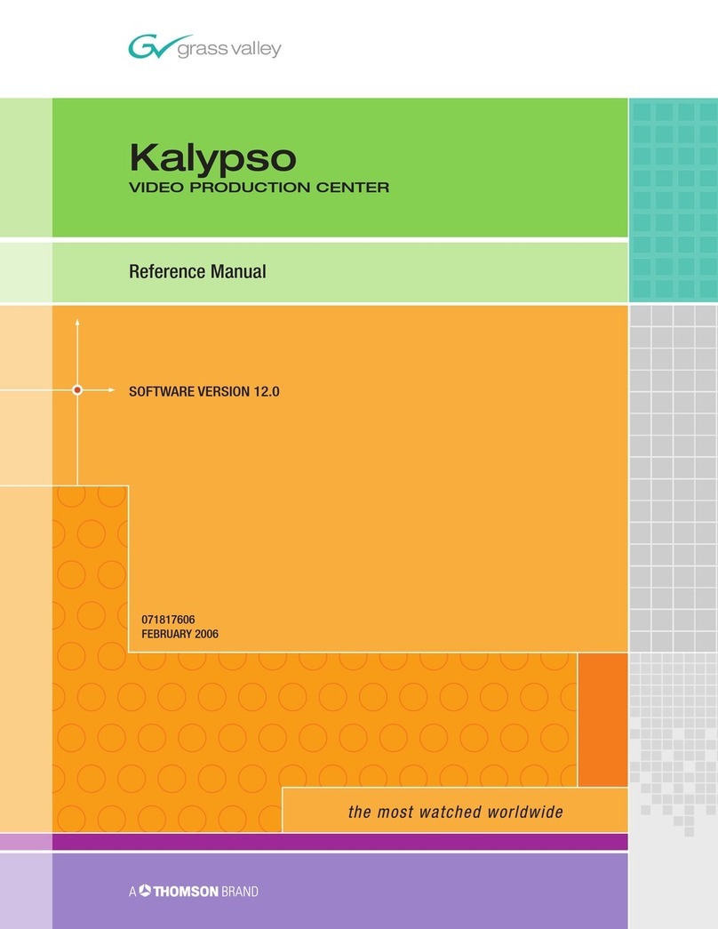THOMSON Grass Valley Kalypso Classic Reference manual
