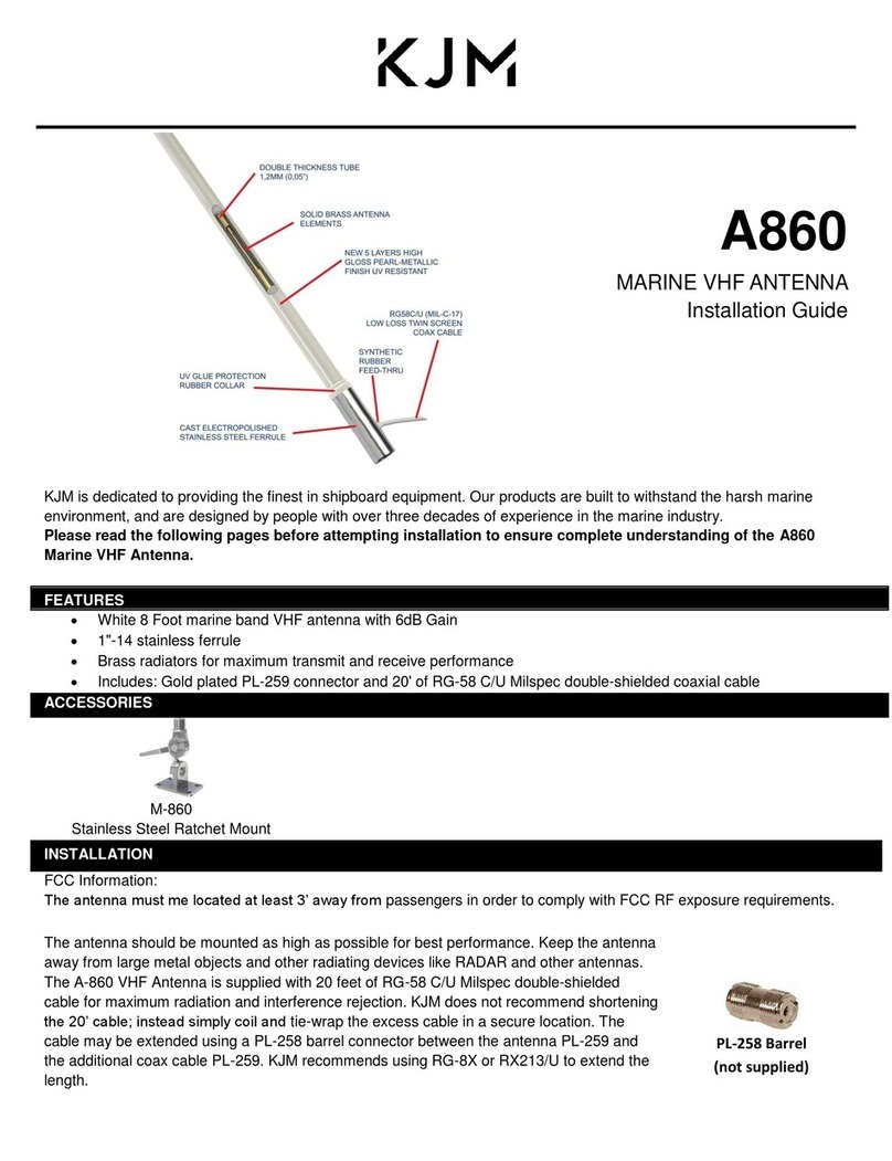 KJM A860 User manual