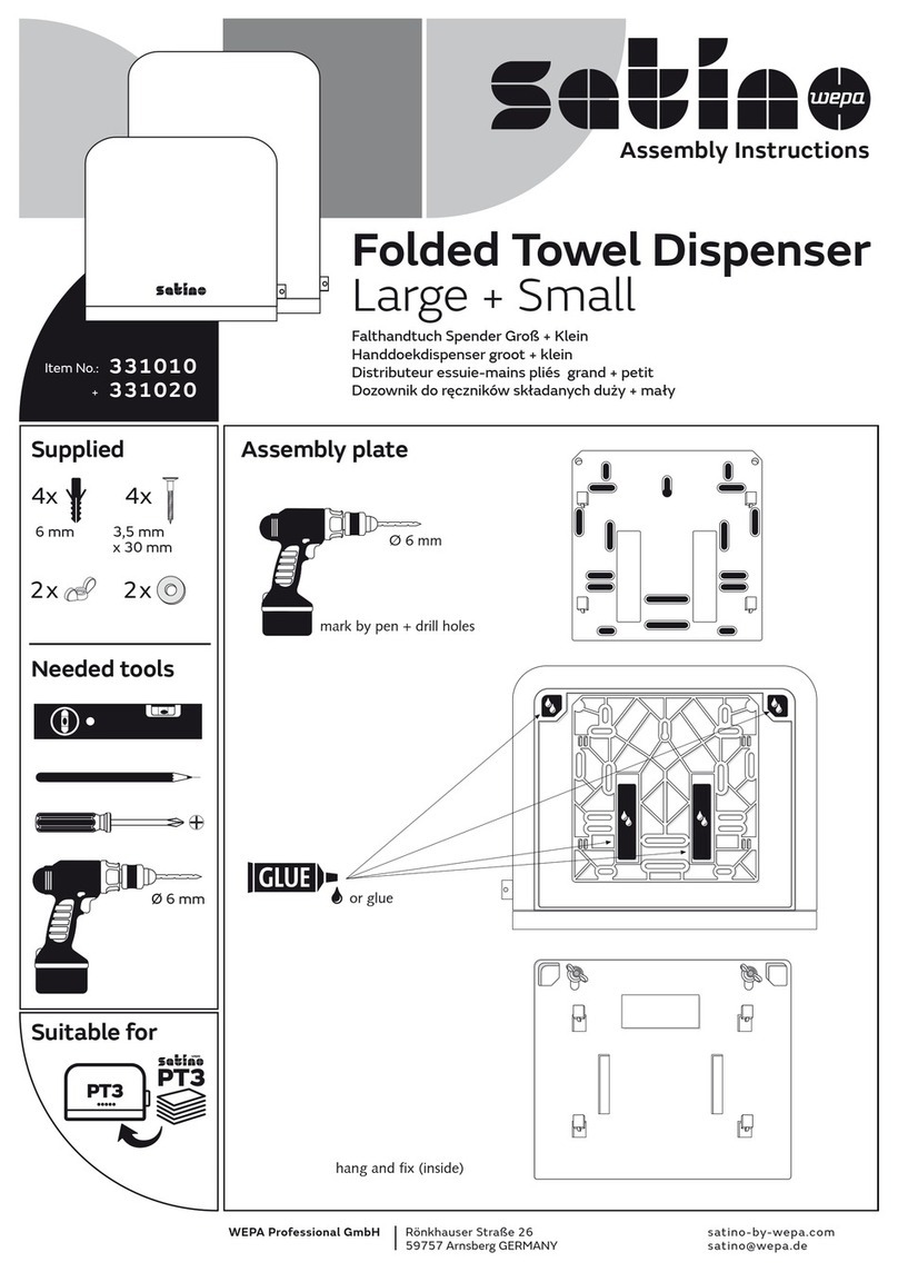 WEPA satino 331010 Assembly instructions