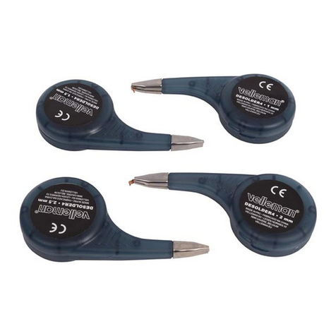 Velleman DESOLDER4 User manual