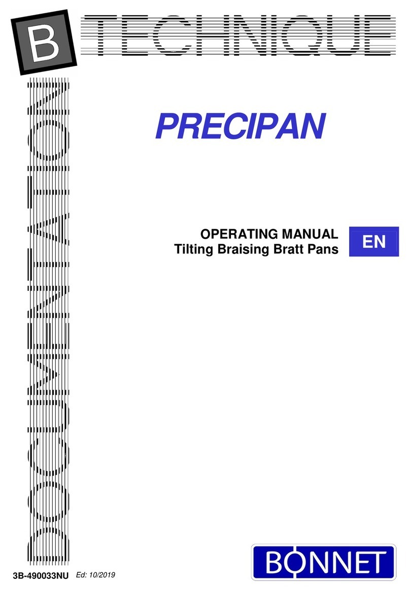 Bonnet PRECIPAN operating manual