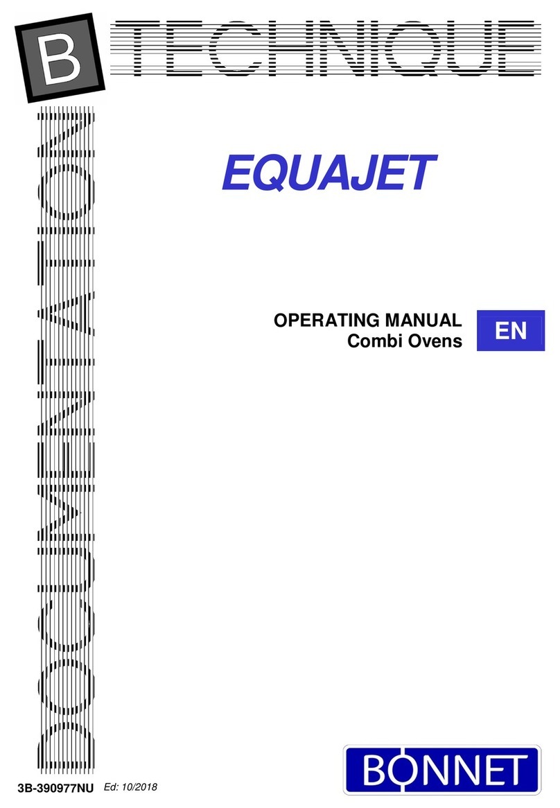 Bonnet EQUAJET 6 GN1/1 operating manual
