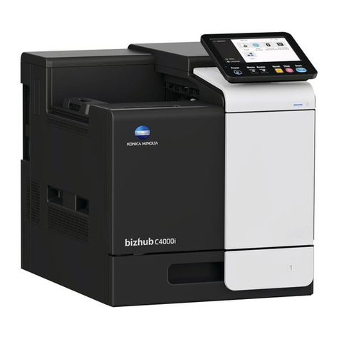 Konica Minolta bizhub C4000i User manual