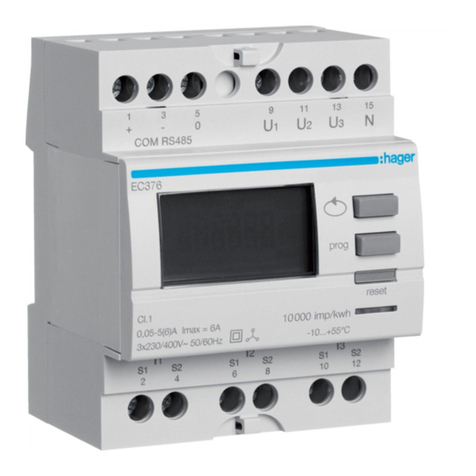 hager EC376 User manual