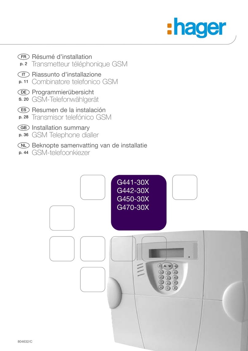 hager G441-30X User manual