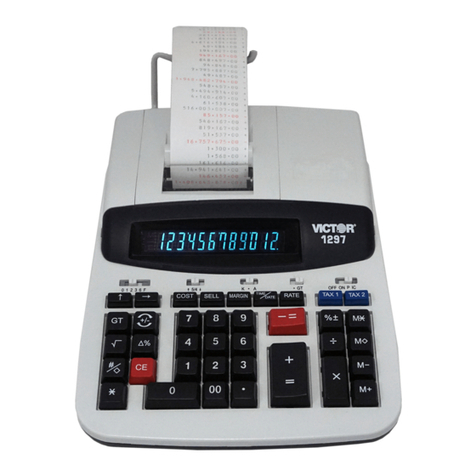 Victor 1297 User manual