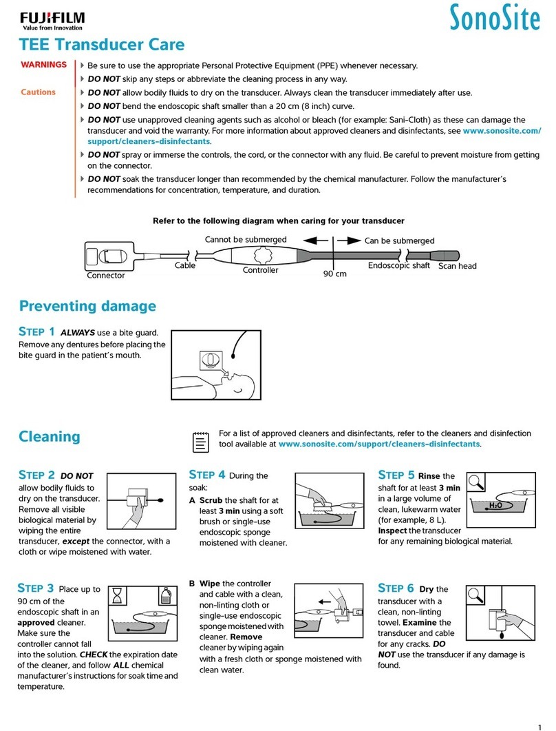 FujiFilm Sonosite TEE Series care guide