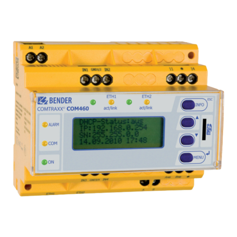 Bender COMTRAXX COM460IP User manual