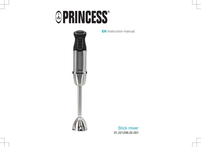 Princess 01.221206.02.001 instruction manual