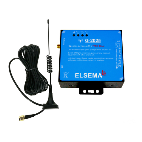 Elsema G-2025 manual
