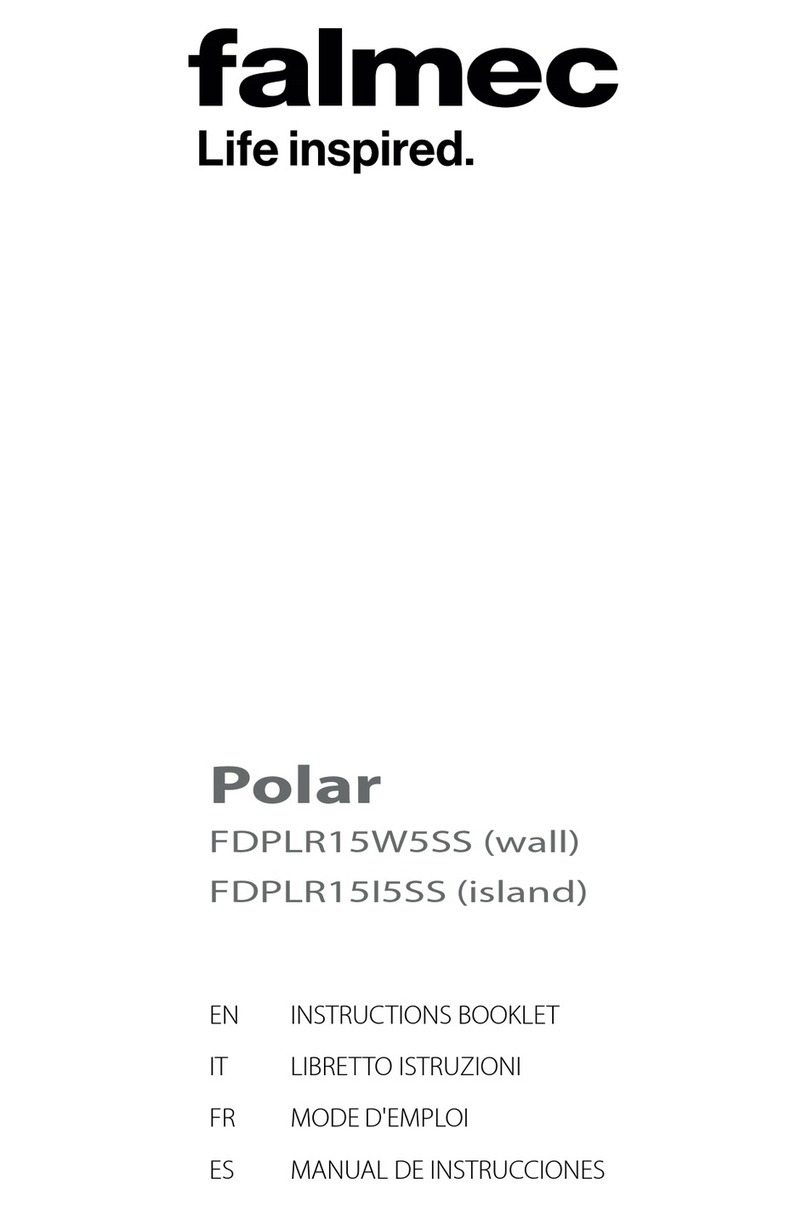 FALMEC Polar FDPLR15W5SS User manual