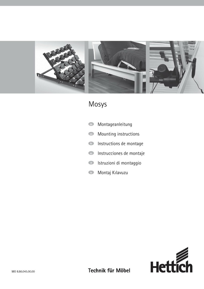 Hettich Mosys User manual