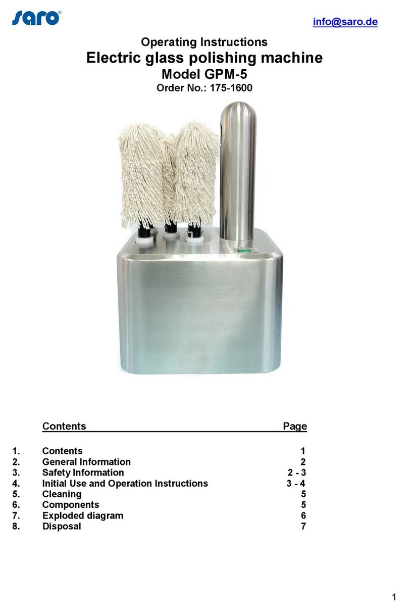 saro GPM-5 operating instructions
