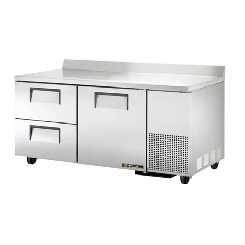 True Manufacturing Company TWT-67D-2 installation manual