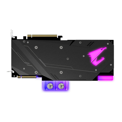 ekwb EK-Vector RTX Aorus 2080 User manual