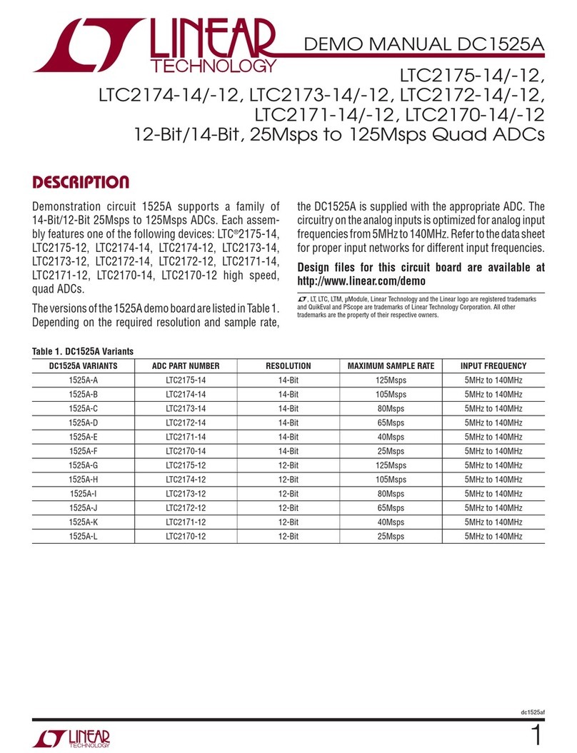 Linear Technology DC1525A Quick setup guide
