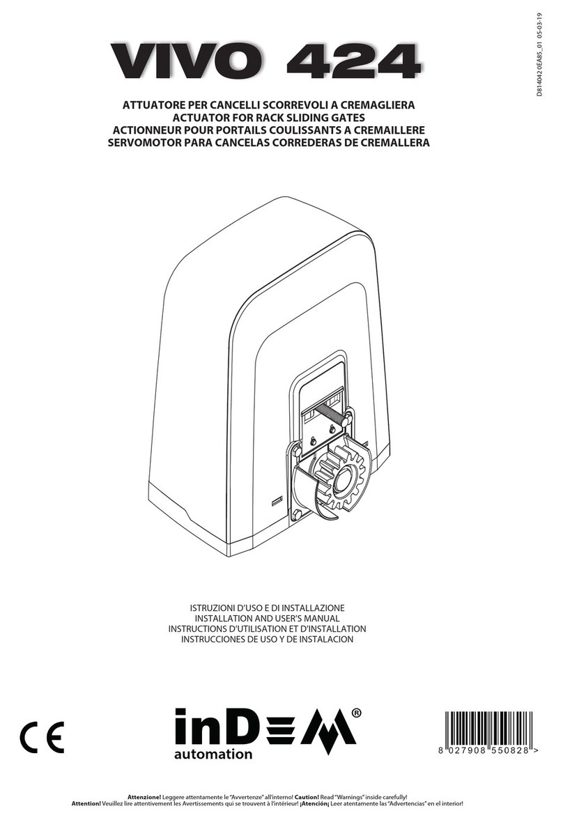 InDeM automation VIVO 424 Installation and user manual