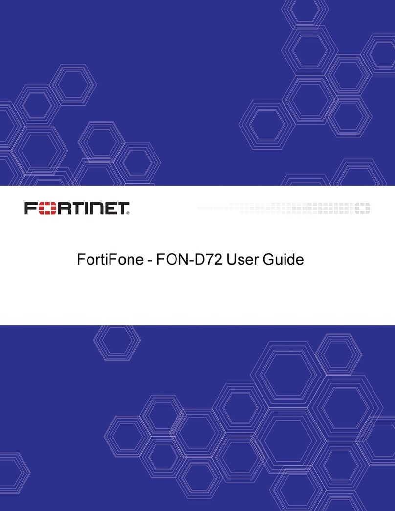 Fortinet FortiFone-FON-D72 user guide