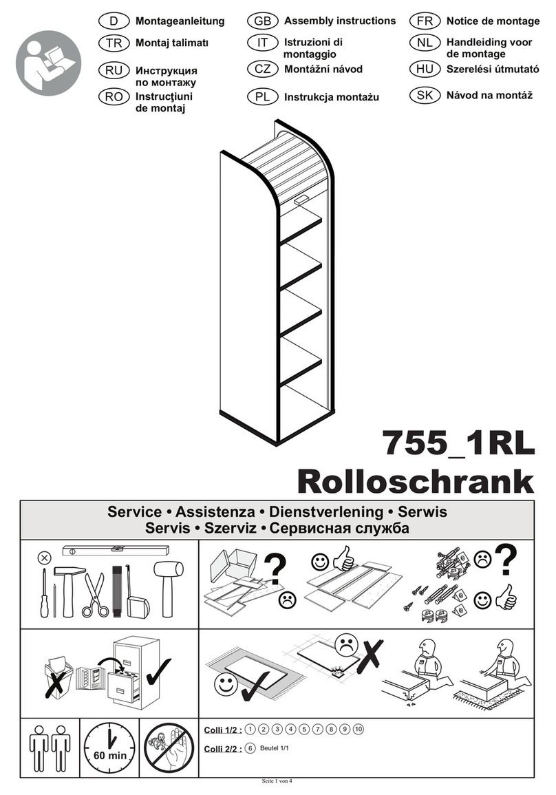 Mäusbacher 755 1RL Assembly instructions Mäusbacher 755 1RL Assembly instructions