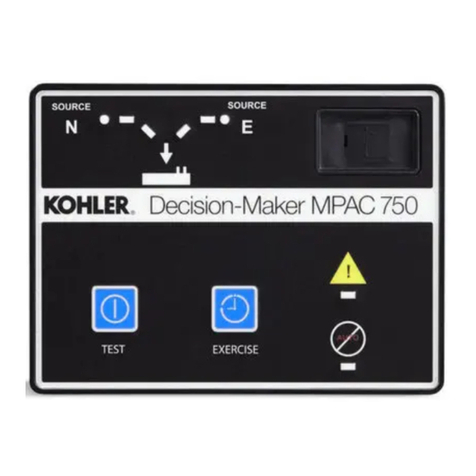 Kohler Decision-Maker MPAC 750 Instruction Manual