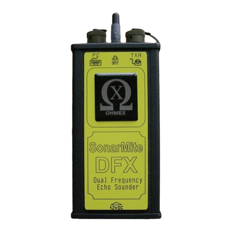 ohmex SONARMITE DFX dual beam manual ohmex SONARMITE DFX dual beam manual