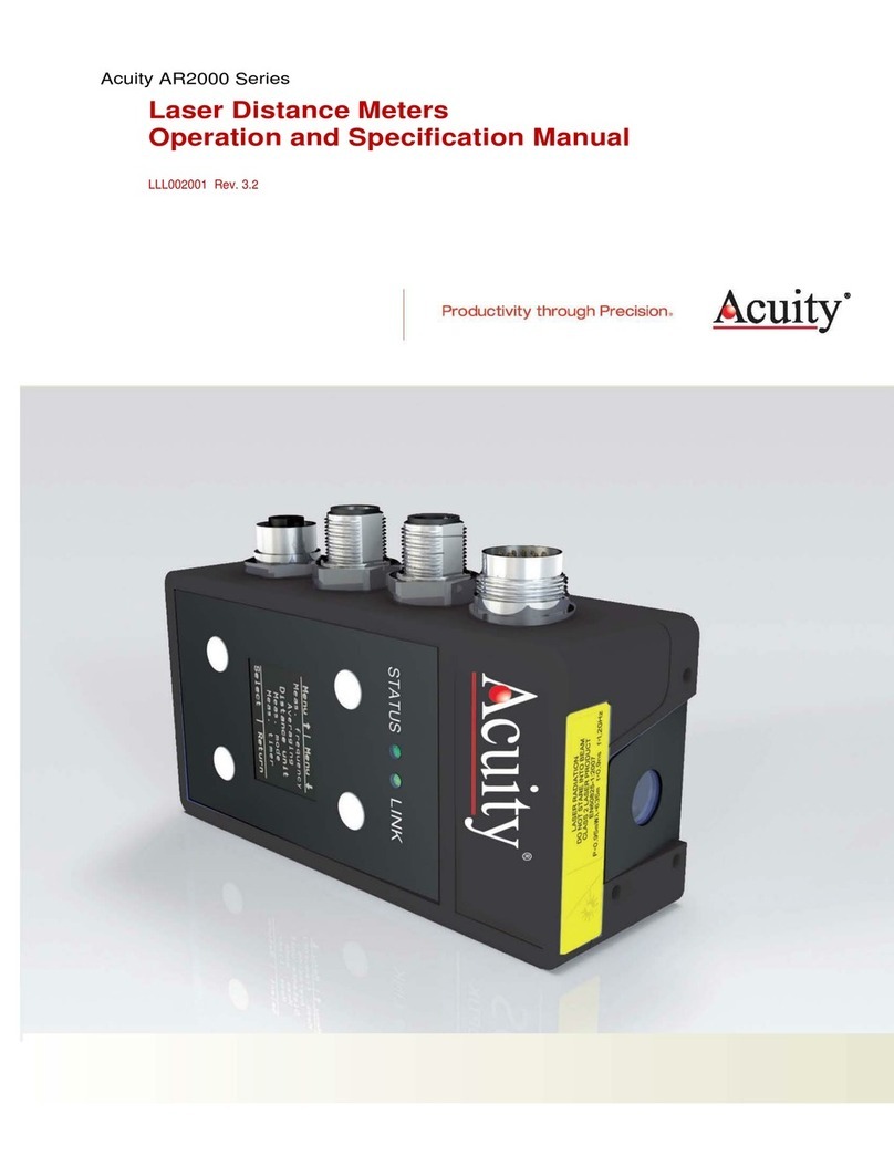 Acuity AR2000 Series Installation, operation and specification manual