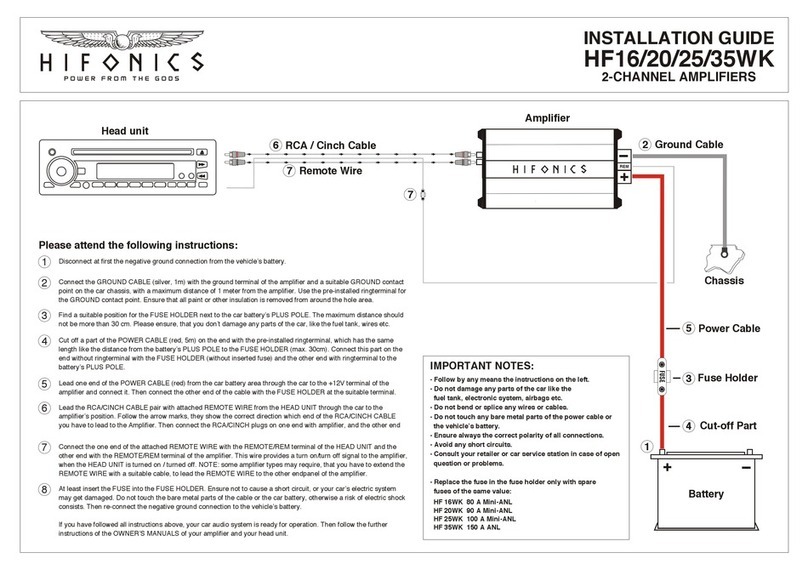 Hifonics HF16WK installation guide