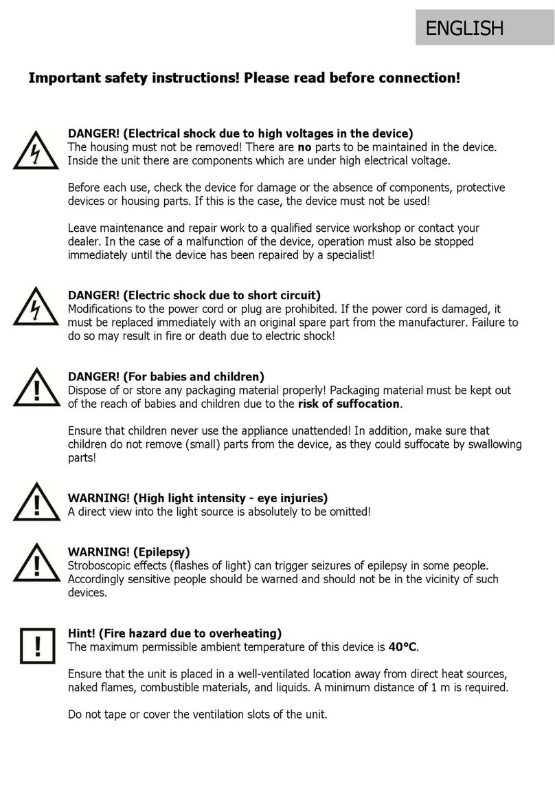 PURElight PIKO BAT LED User manual