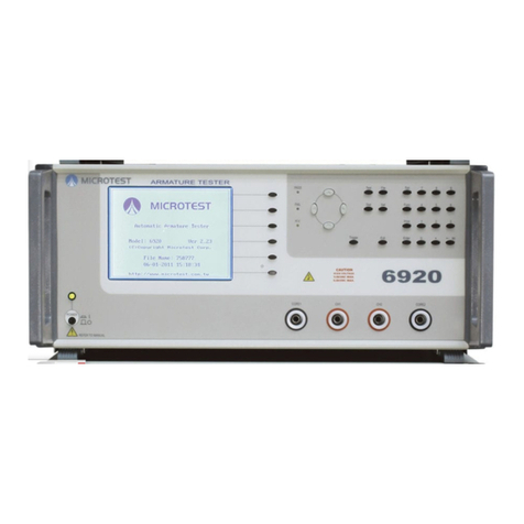 Microtest MT-6920R manual