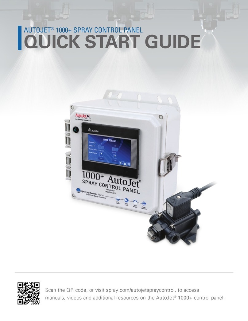 Spraying Systems AutoJet 1000+ User manual