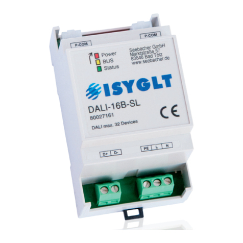 ISYGLT DALI-16B-SL Technical Data/Instruction Manual