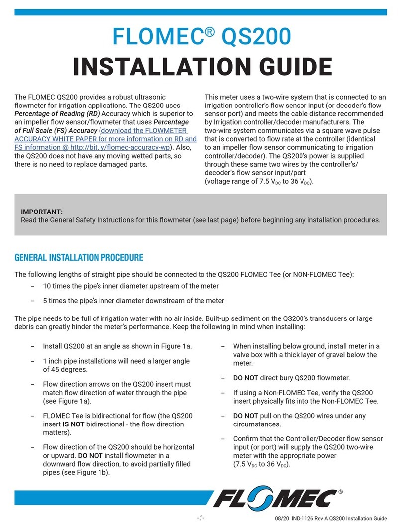Flomec QS200 installation guide
