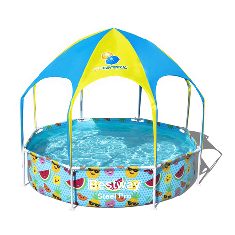 Bestway Steel Pro UV Careful Splash-in-Shade manual