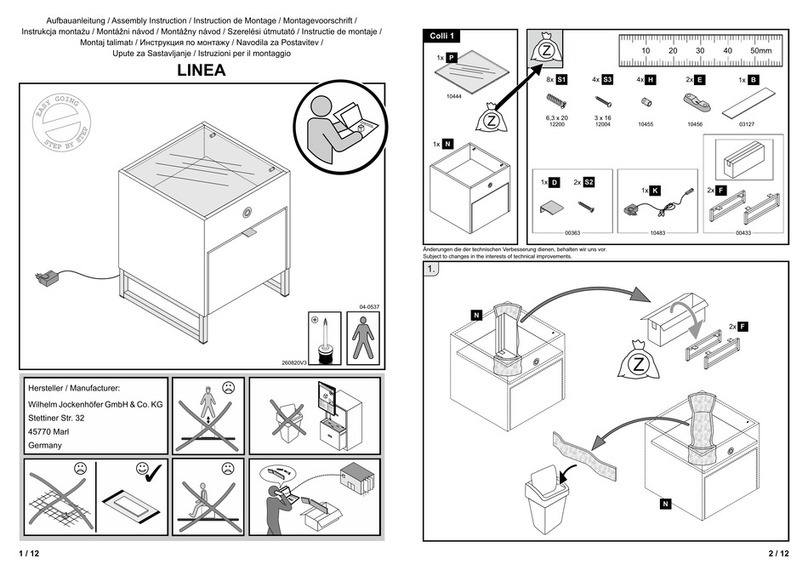 Jockenhöfer LINEA Assembly instruction