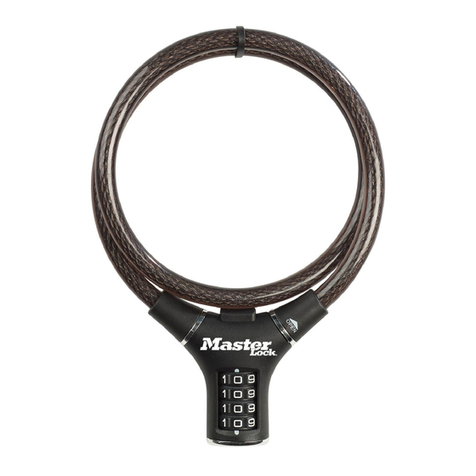 Masterlock 8229EURDPRO/COL User manual Masterlock 8229EURDPRO/COL User manual