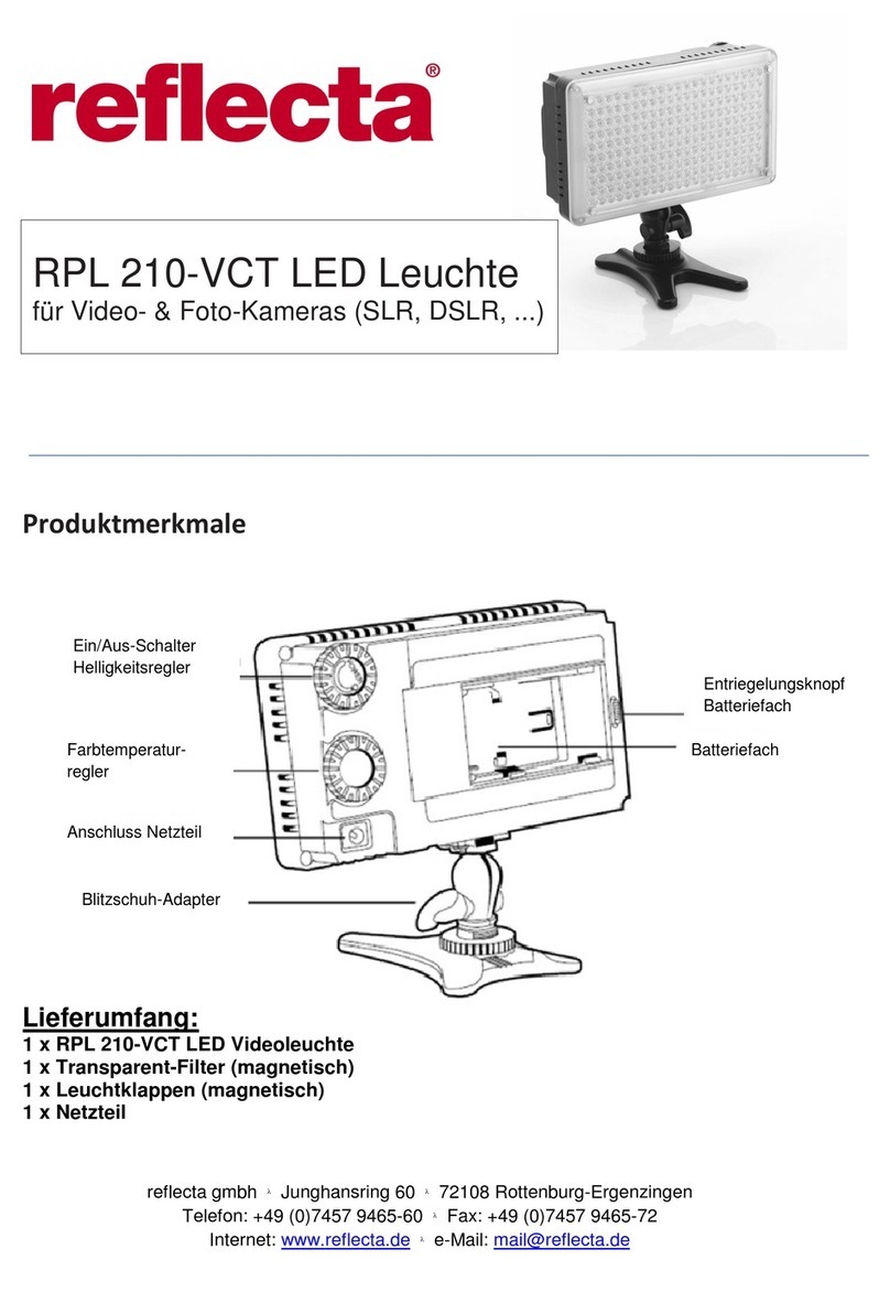 Reflecta RPL 210-VCT manual